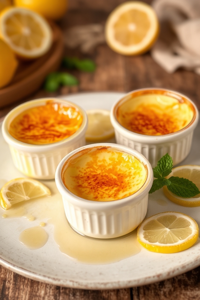 lemon infused creamy dessert delight