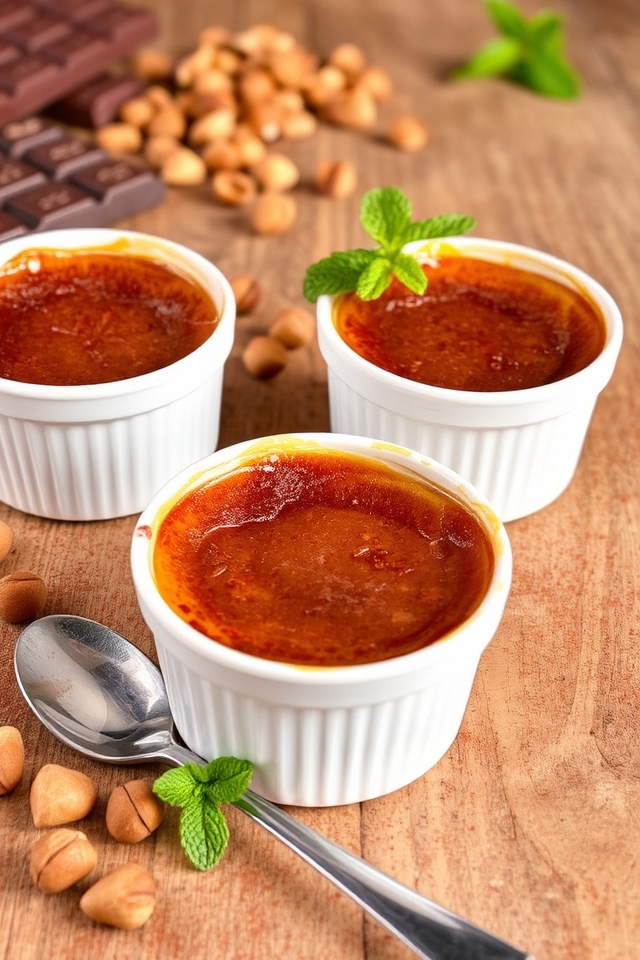 luxurious chocolate hazelnut dessert