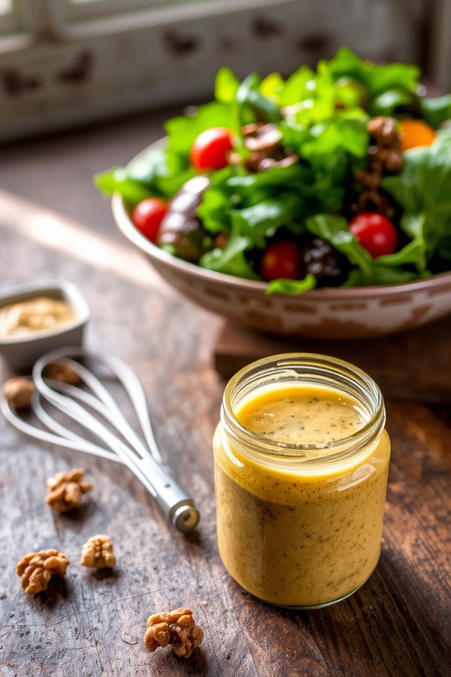 nutty mustard salad dressing