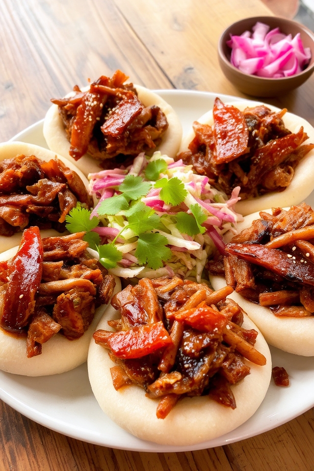 pulled bbq pork bao