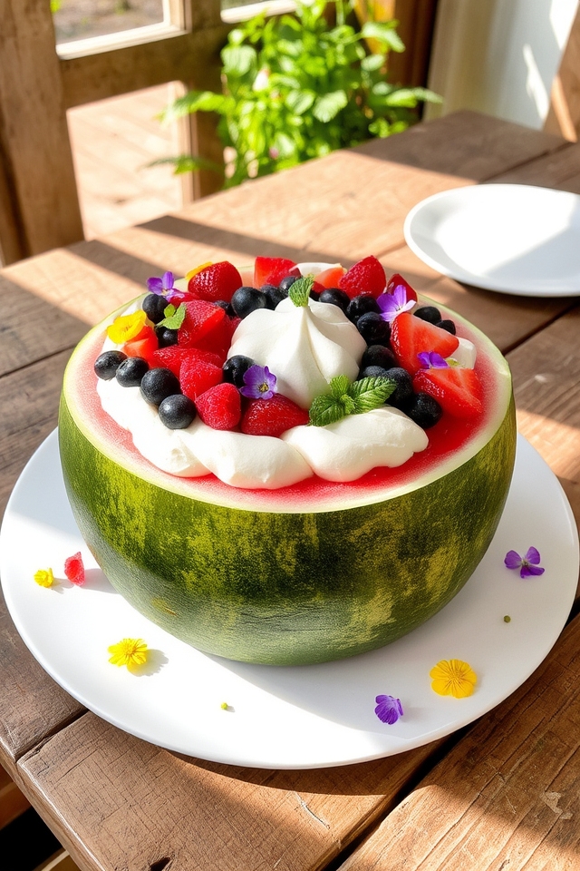 refreshing summer watermelon dessert