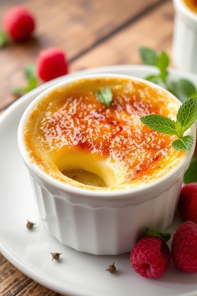 silky custard crispy crust