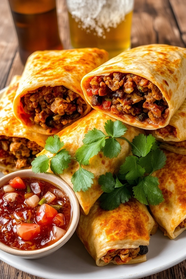 spicy beef burritos recipe