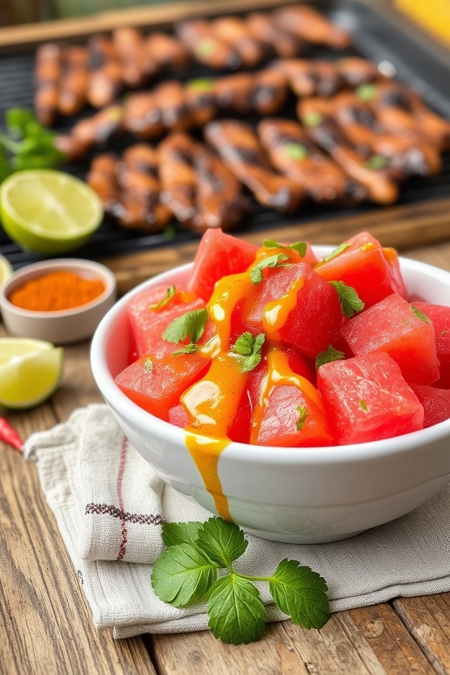 spicy watermelon salad recipe