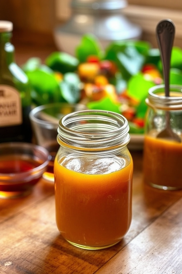 sweet tangy salad dressing