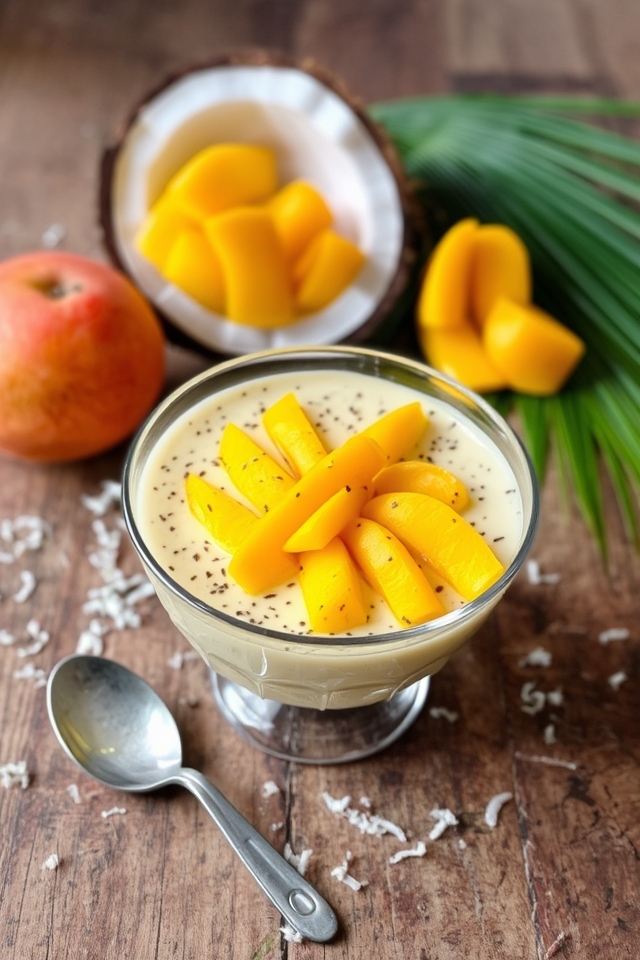 tropical chia coconut delight
