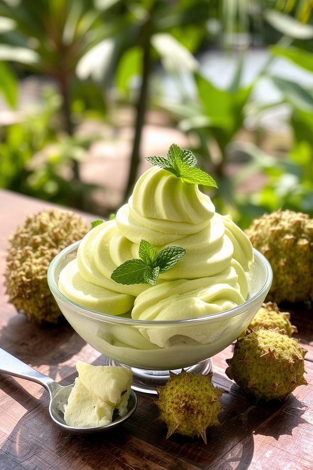 tropical creamy nutritious dessert