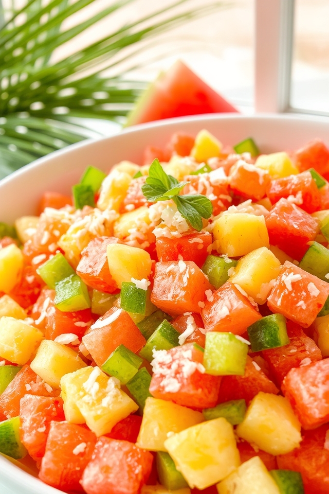 tropical fruit salad delight