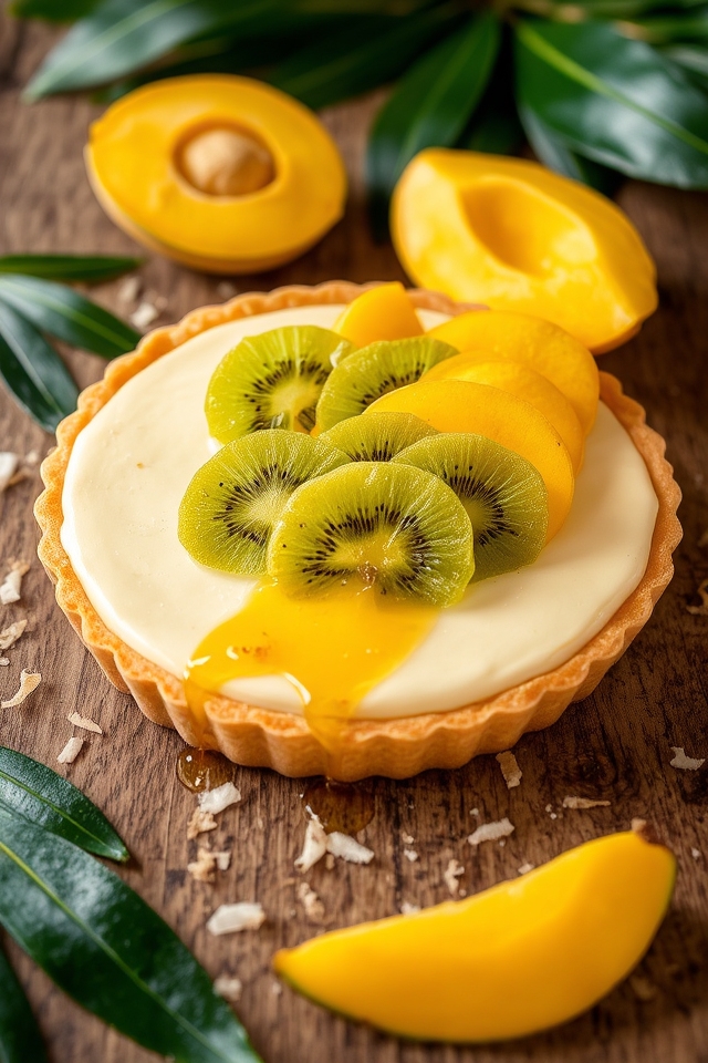 tropical fruit tart delight