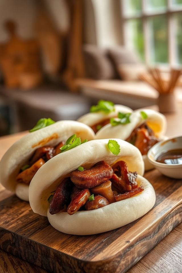 umami packed hoisin mushroom filling