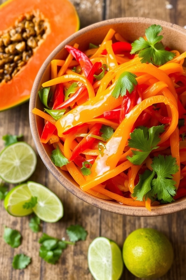 vibrant papaya salad recipe
