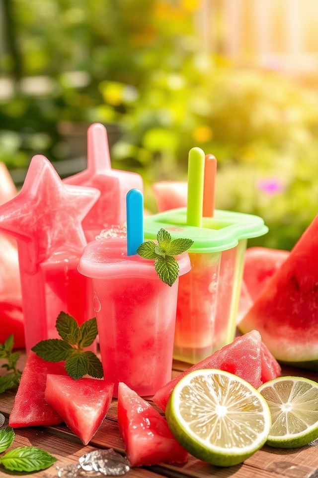 watermelon popsicles recipe delight