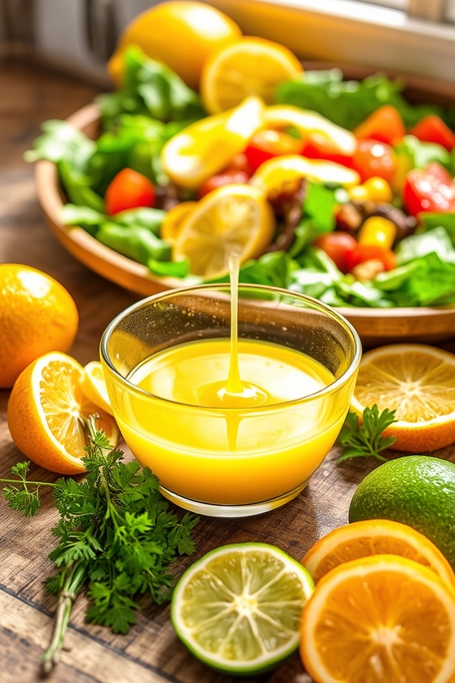 zesty citrus mustard dressing