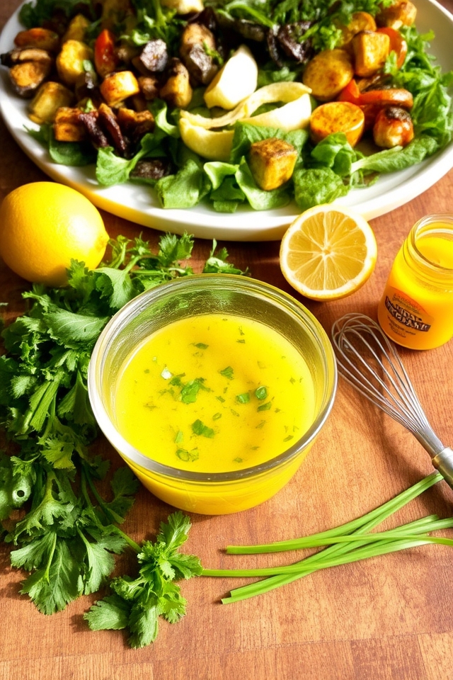 zesty dijon herb dressing