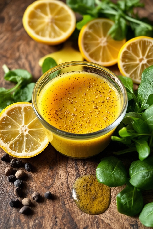 zesty mustard lemon dressing