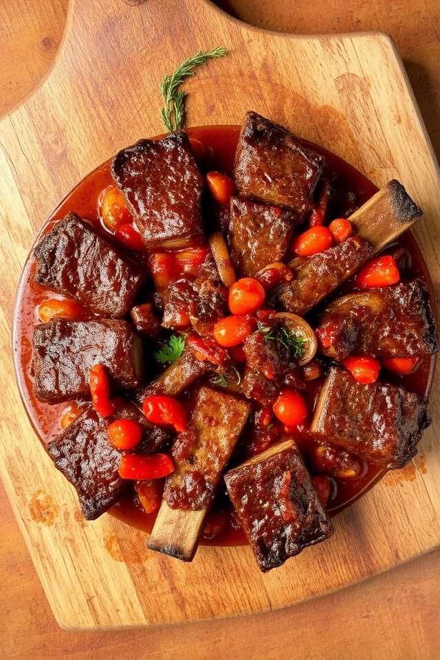 Braised Short Ribs With Tomatoes