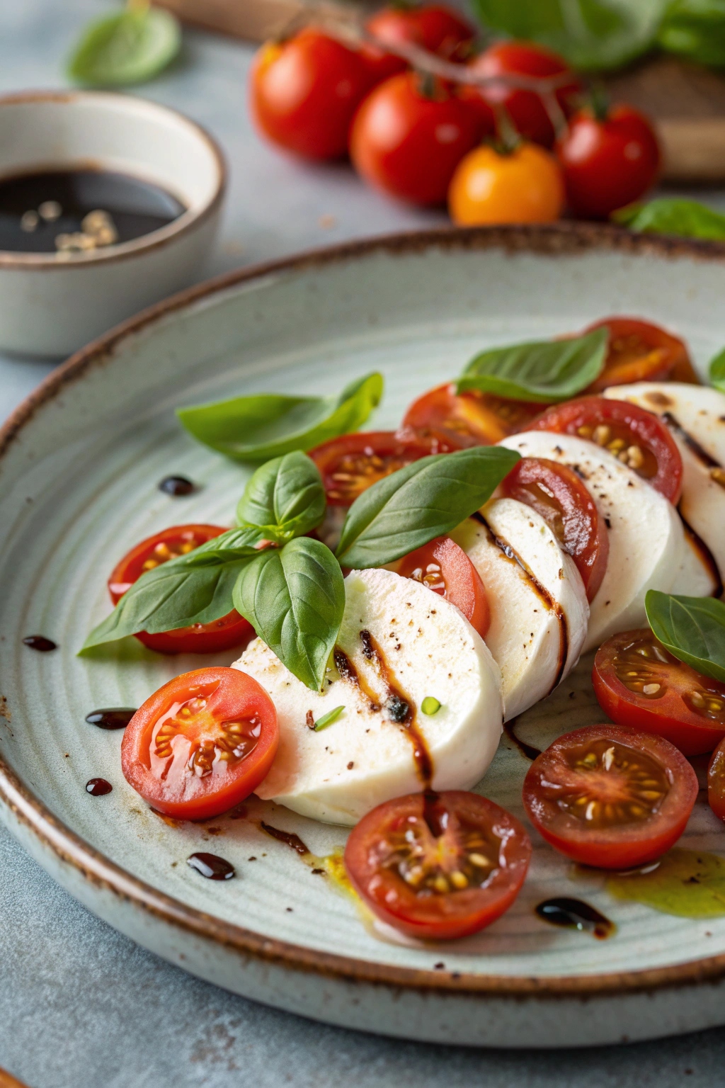 Caprese Salad With Fresh Mozzarella