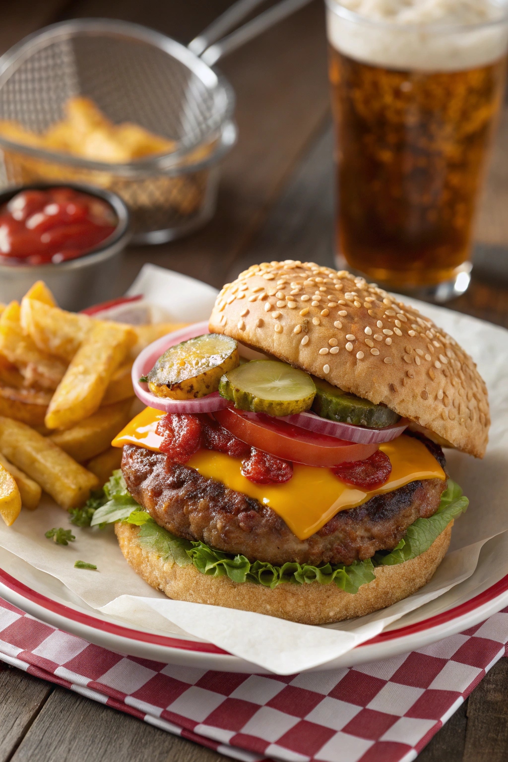 Classic American Hamburgers
