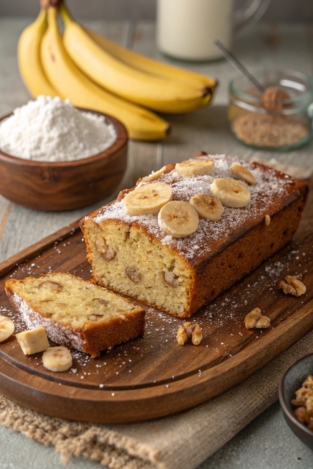 Coconut Banana Bread recipe