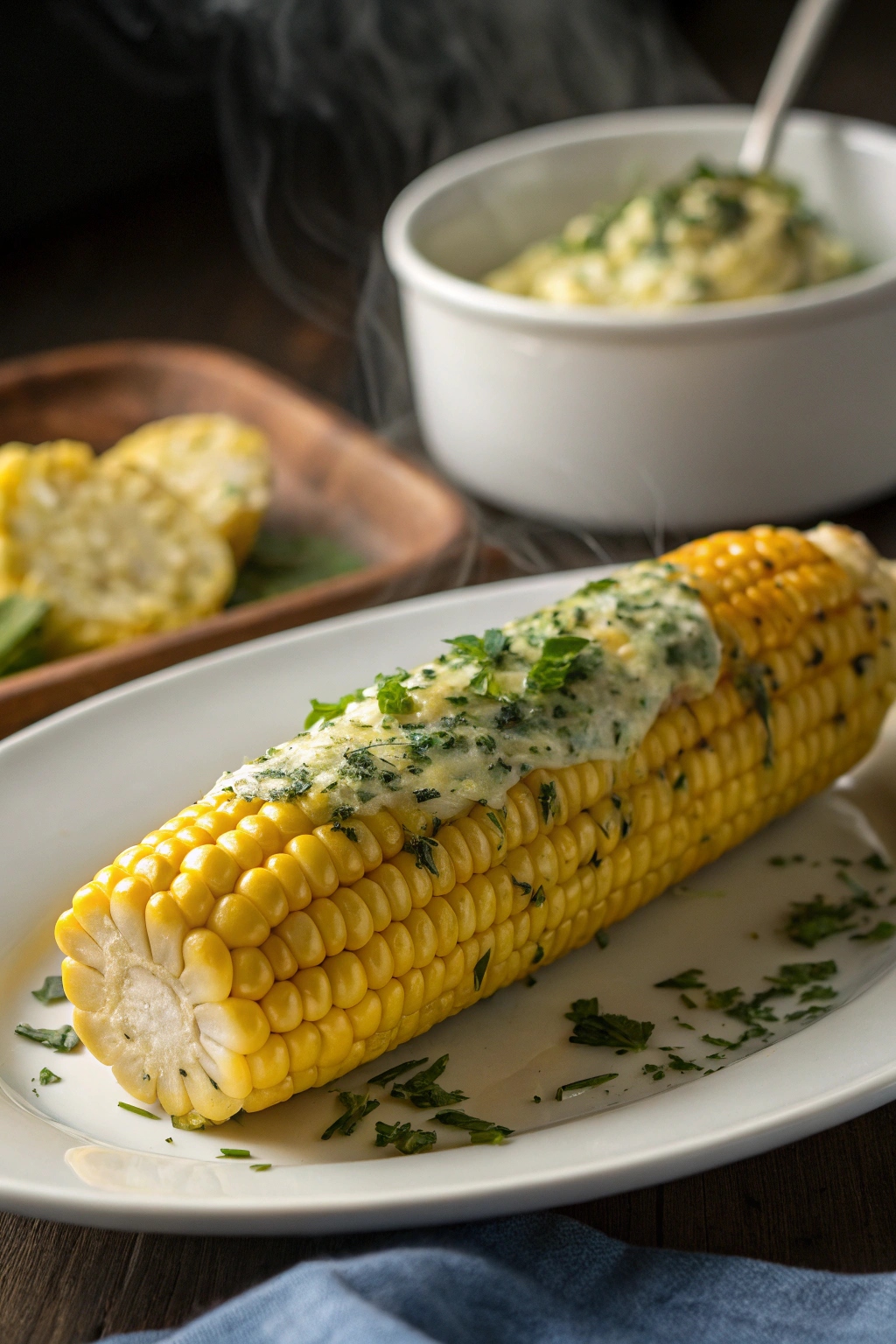 Corn on the Cob With Herb Butter