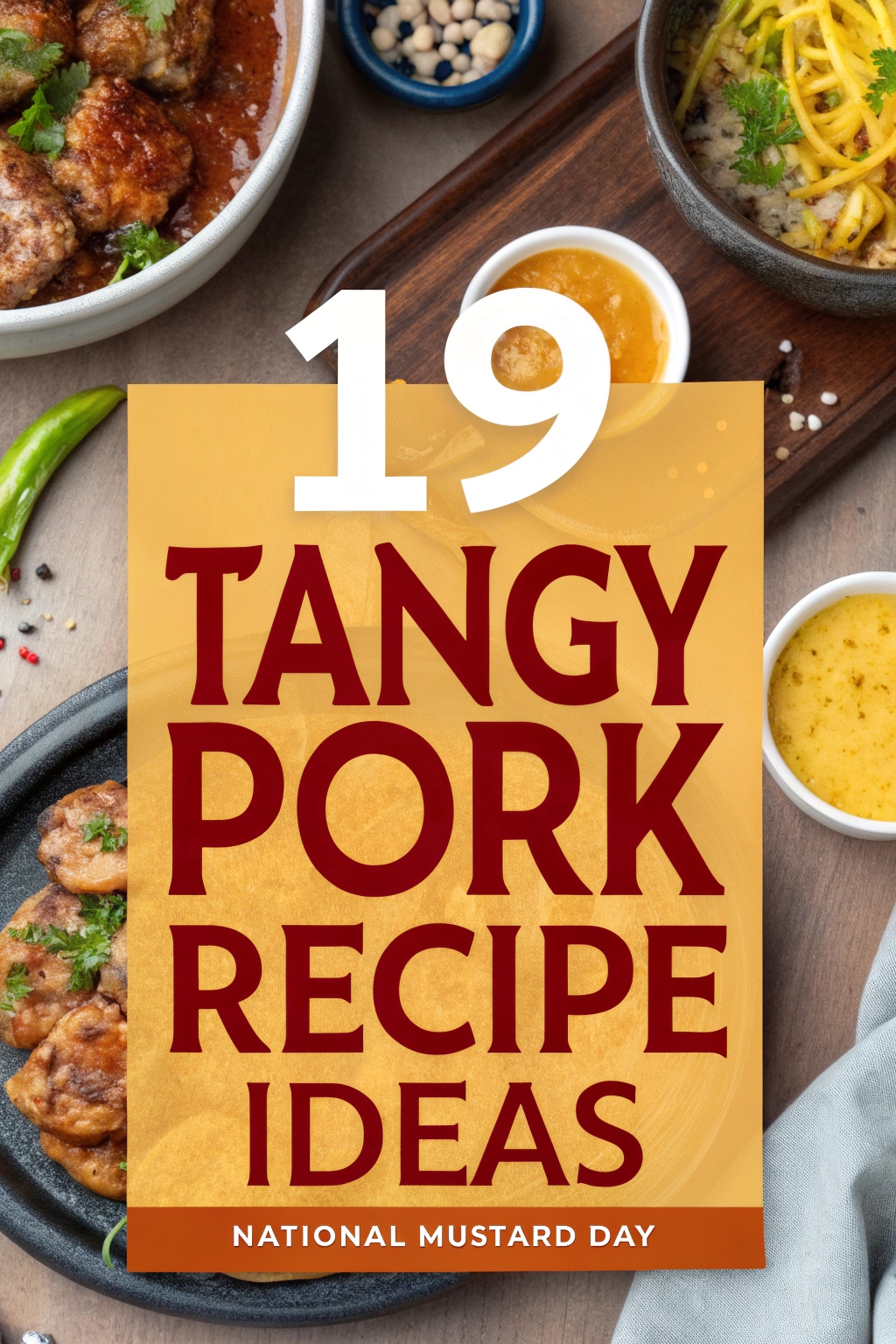 Tangy Pork Recipe Ideas for National Mustard Day