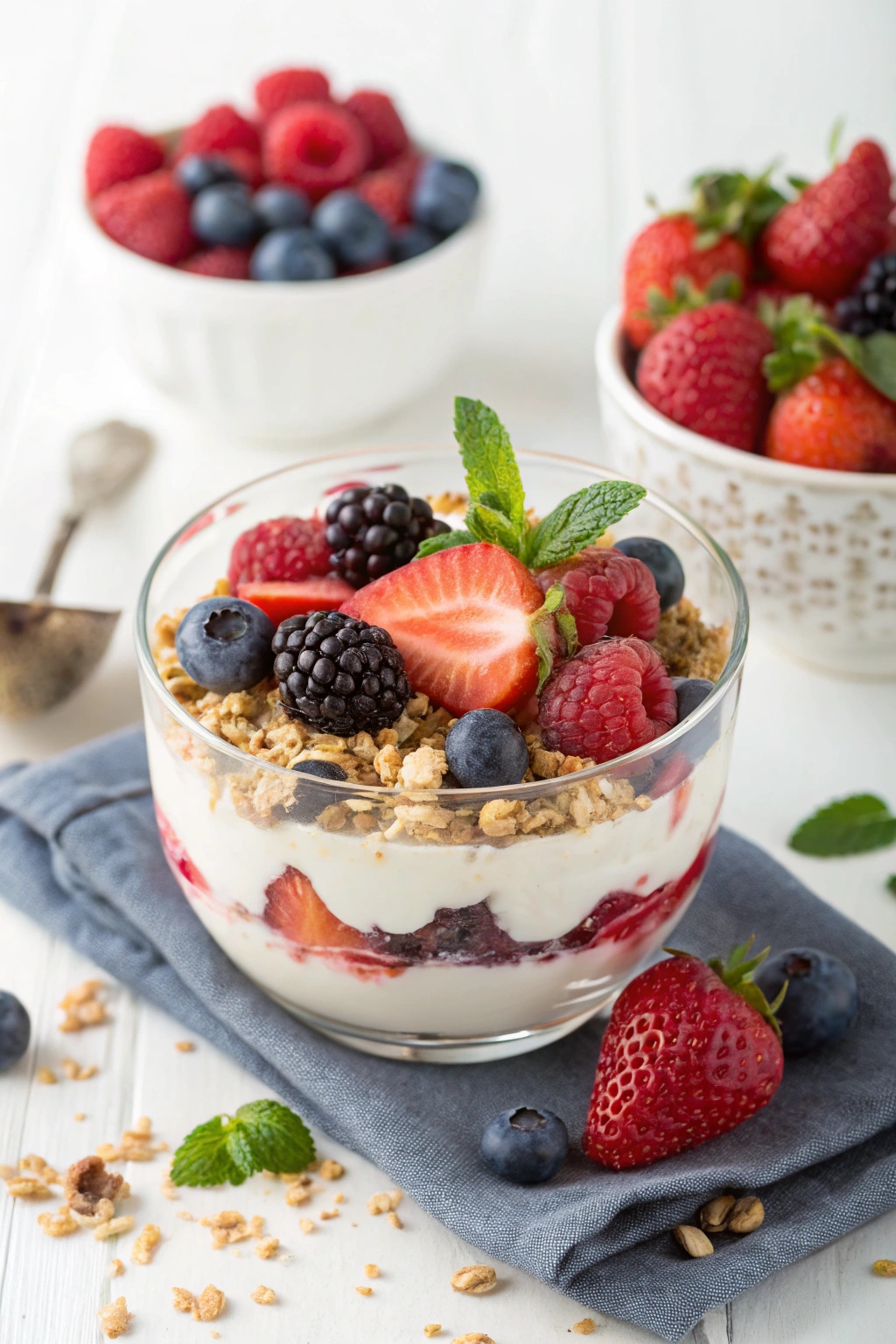 Greek Yogurt and Fruit Parfait