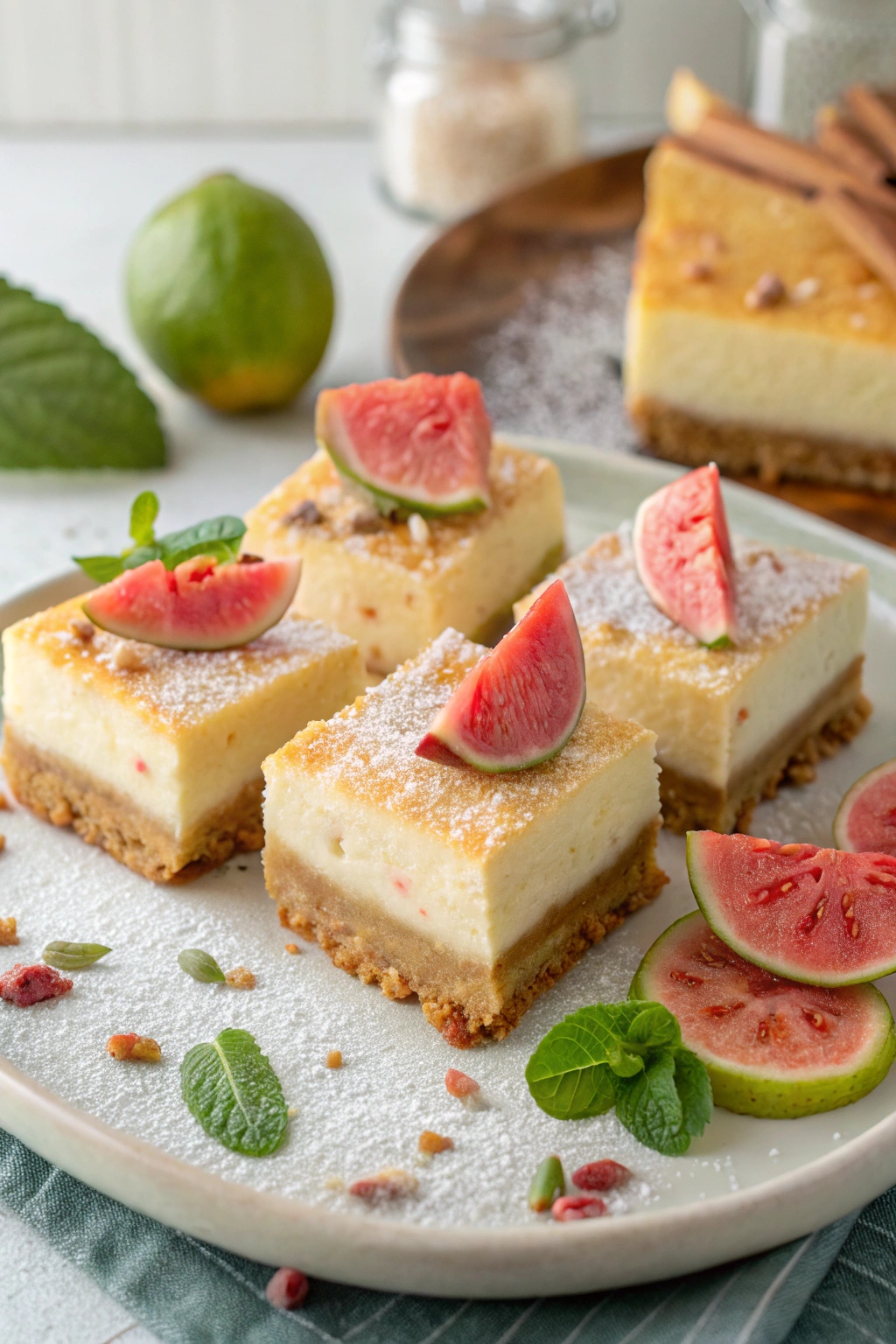 Guava Cheesecake Bars recipe