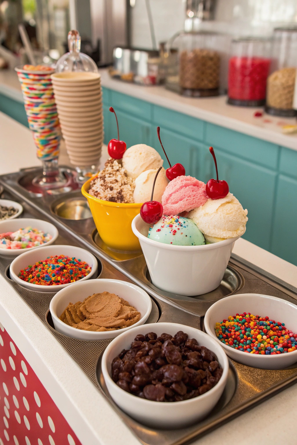 Ice Cream Sundae Bar