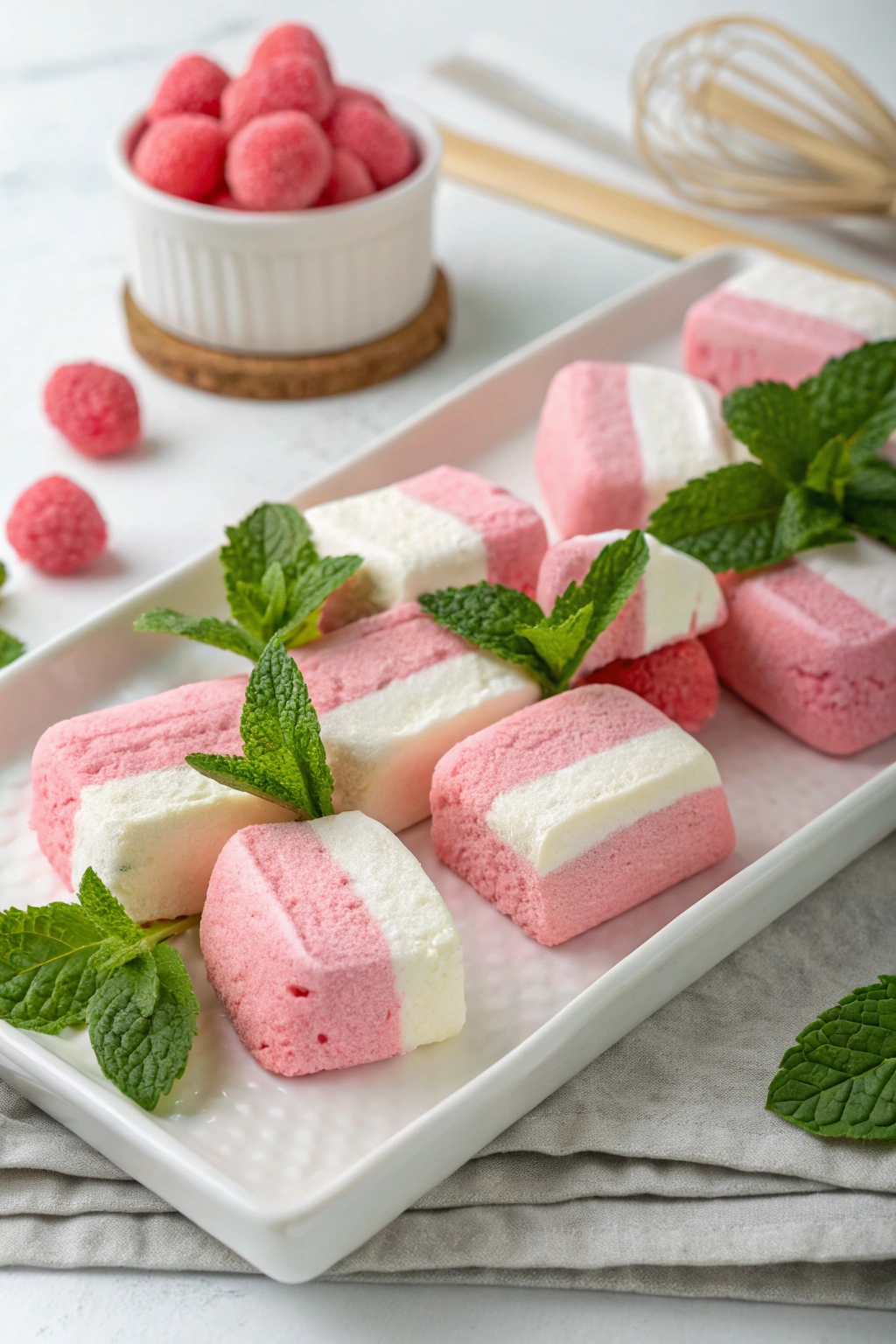 Lychee Marshmallow Treats recipe