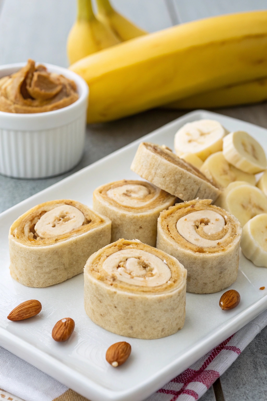 Peanut Butter Banana Roll-Ups