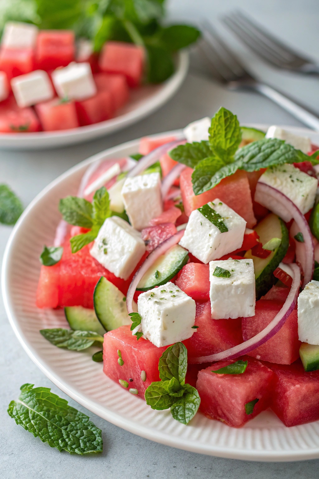 Refreshing Watermelon Feta Salad