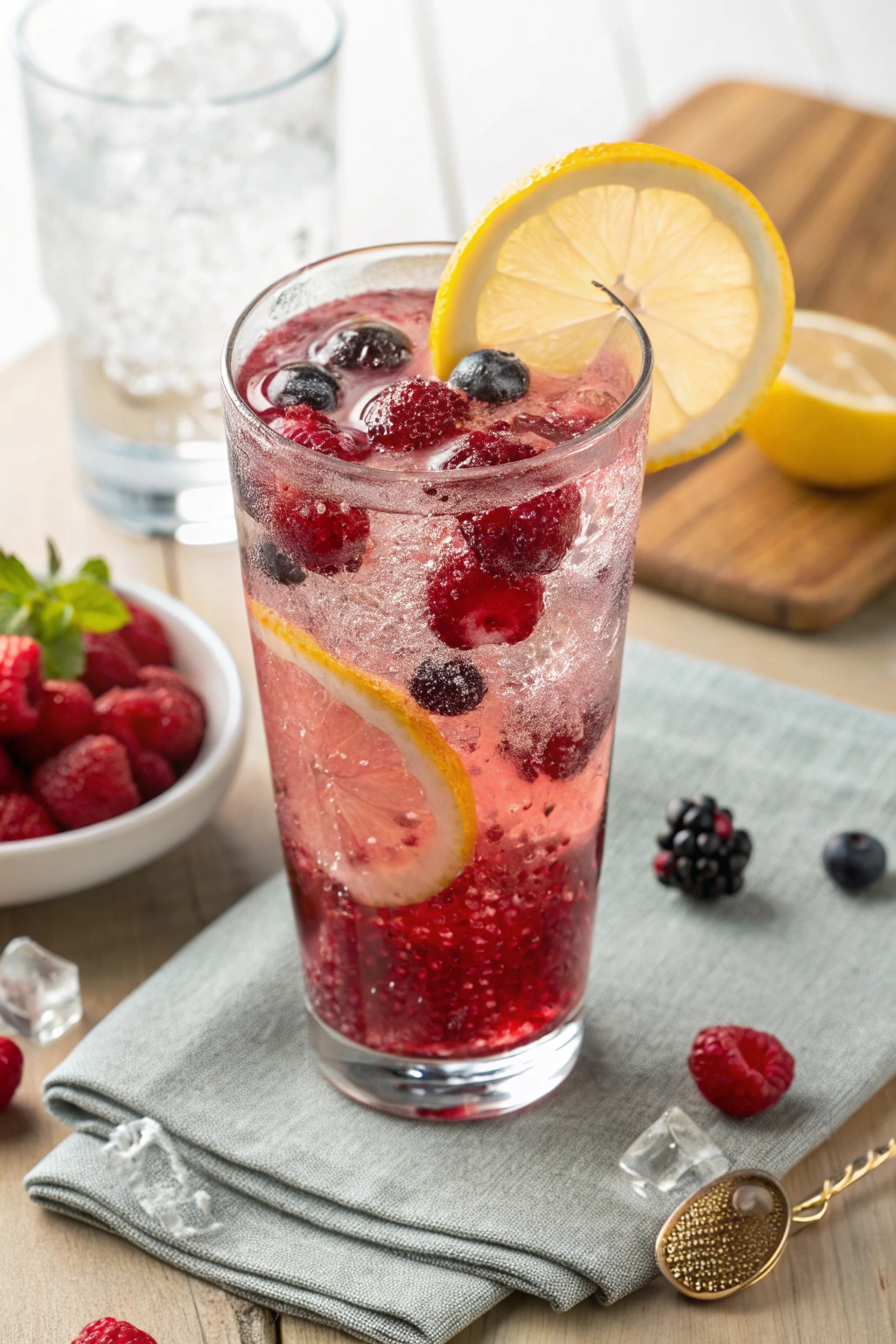 Sparkling Berry Lemonade