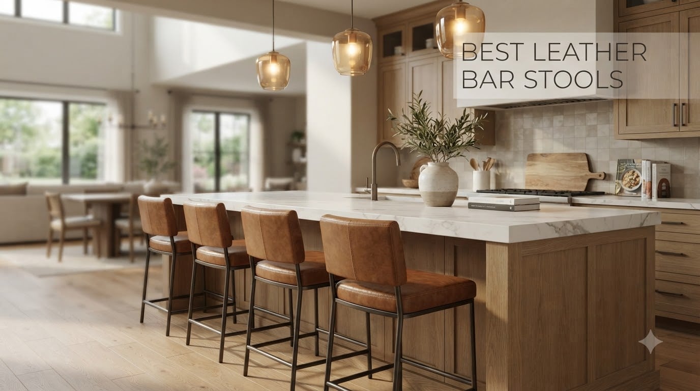 best leather bar stools