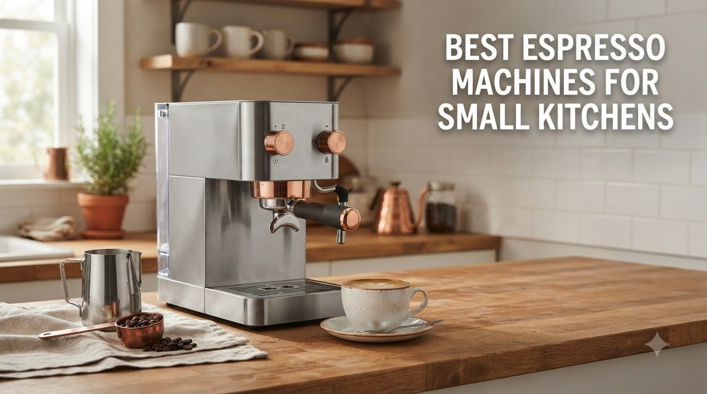 best espresso machines for small kitchens