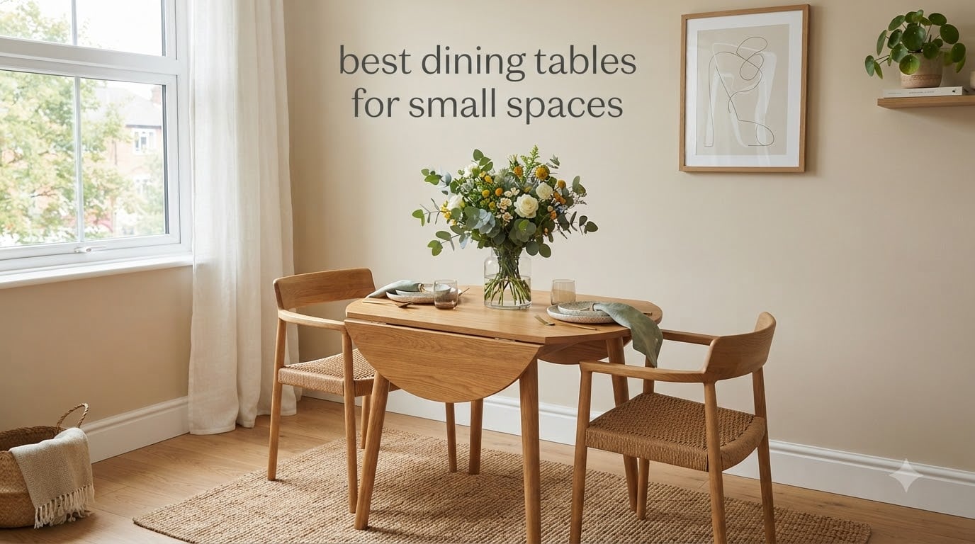 best dining tables for small spaces