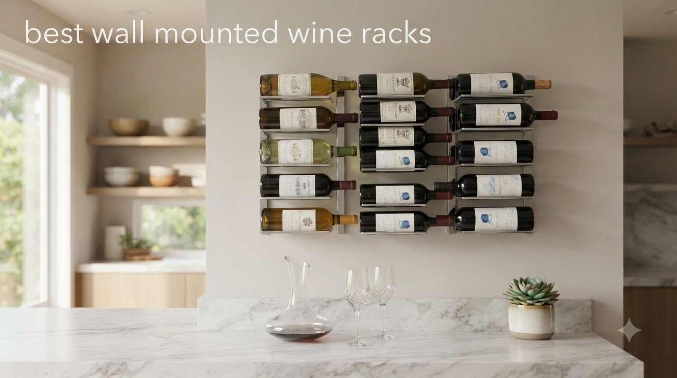 best wall mounted wine racks