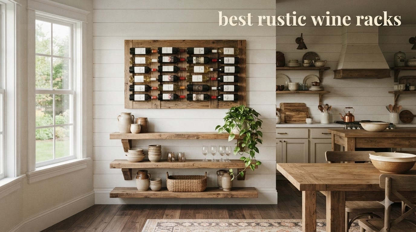 best rustic wine racks
