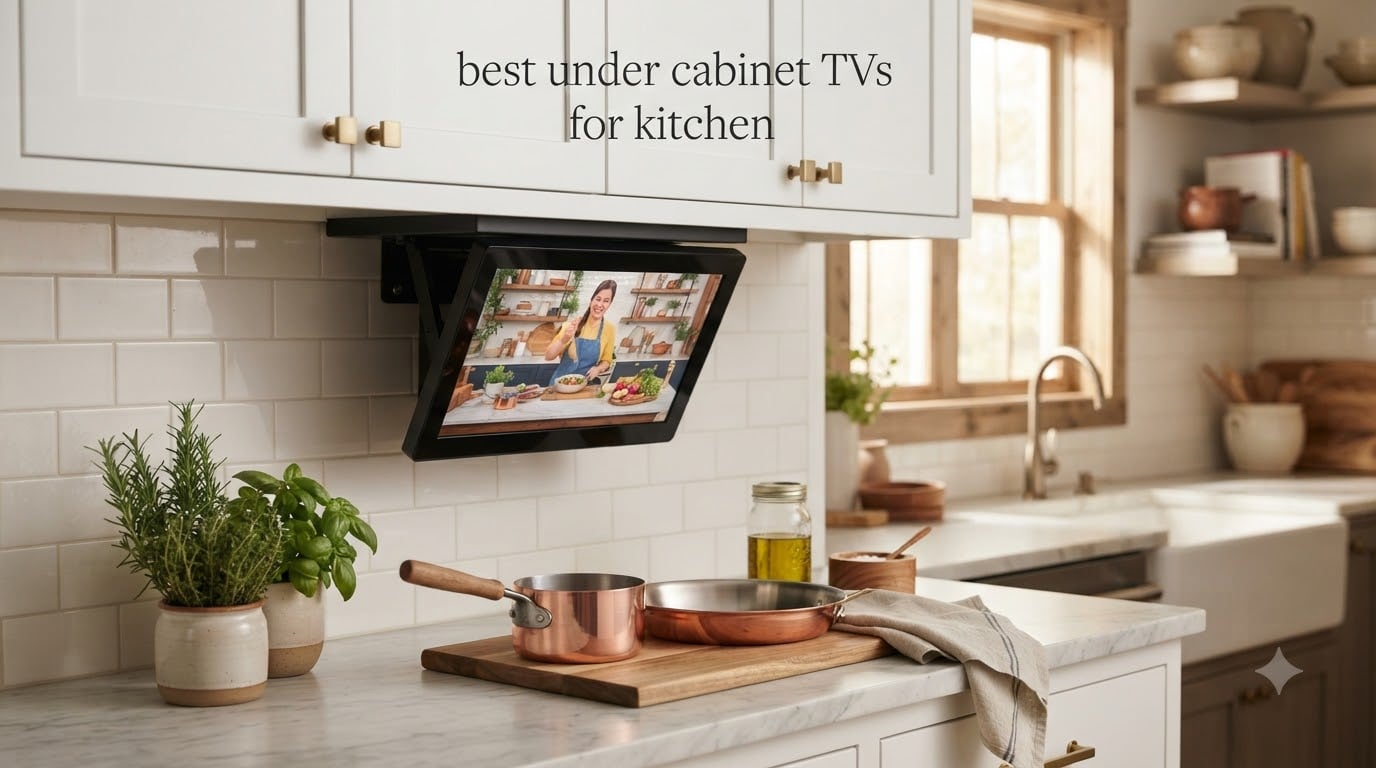 best under cabinet TVs for kitchen