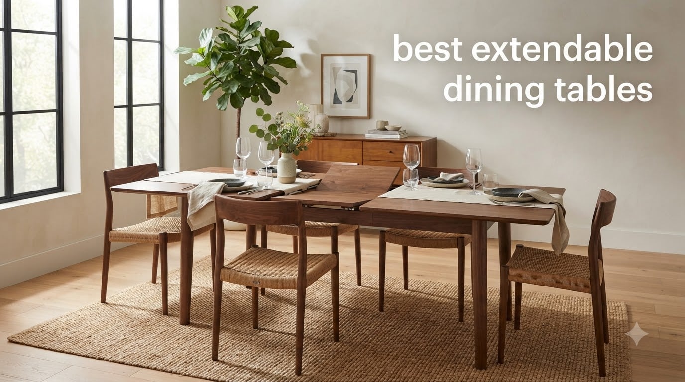best extendable dining tables