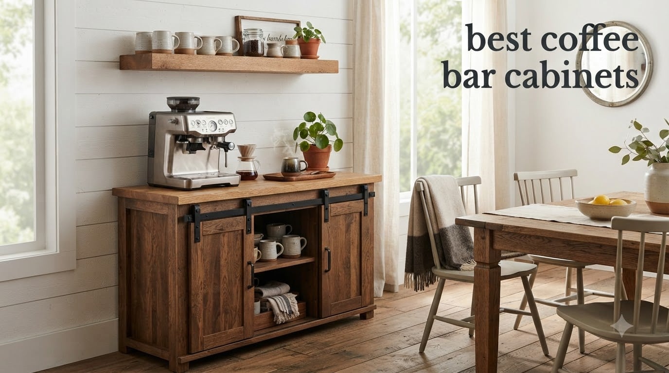 best coffee bar cabinets