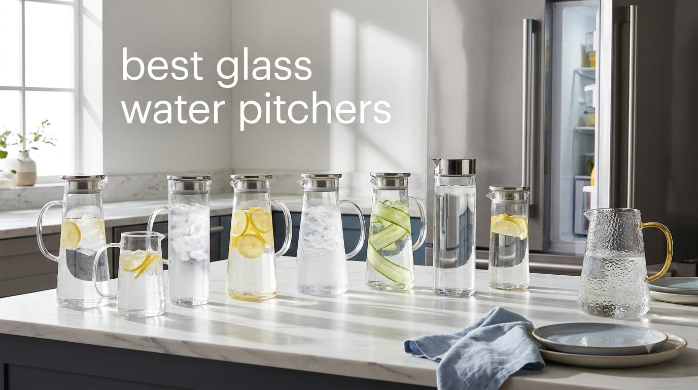 best glass water pitchers