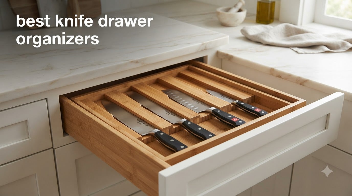 best knife drawer organizers