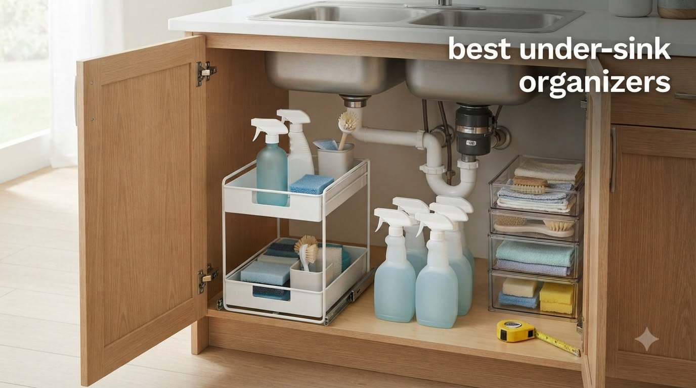 best under-sink organizers