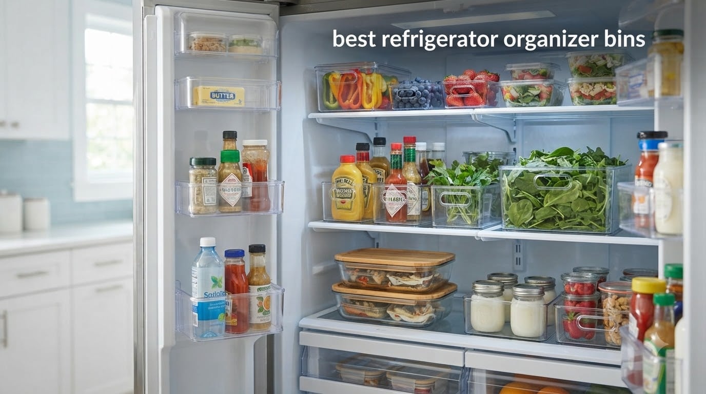 best refrigerator organizer bins