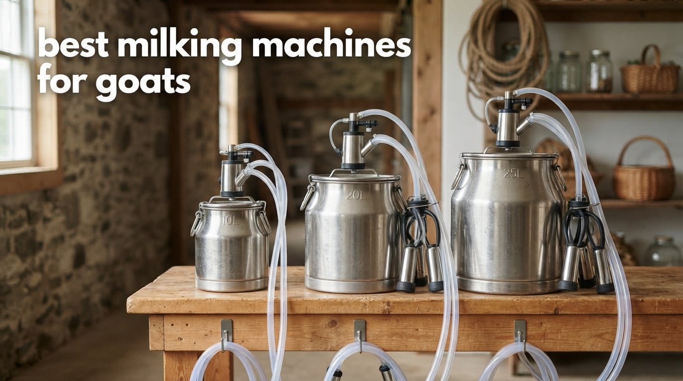 best milking machines for goats
