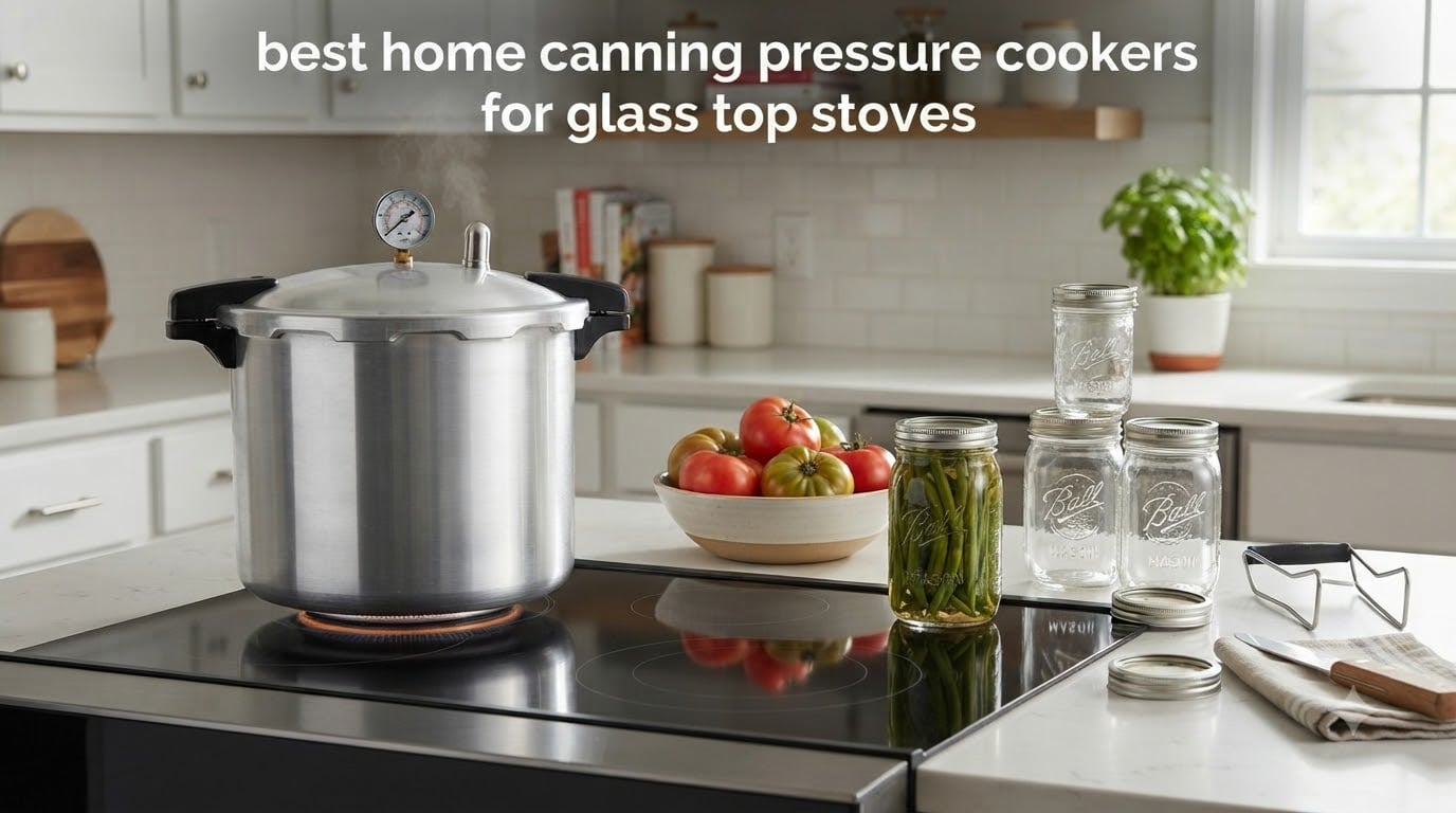best home canning pressure cookers for glass top stoves