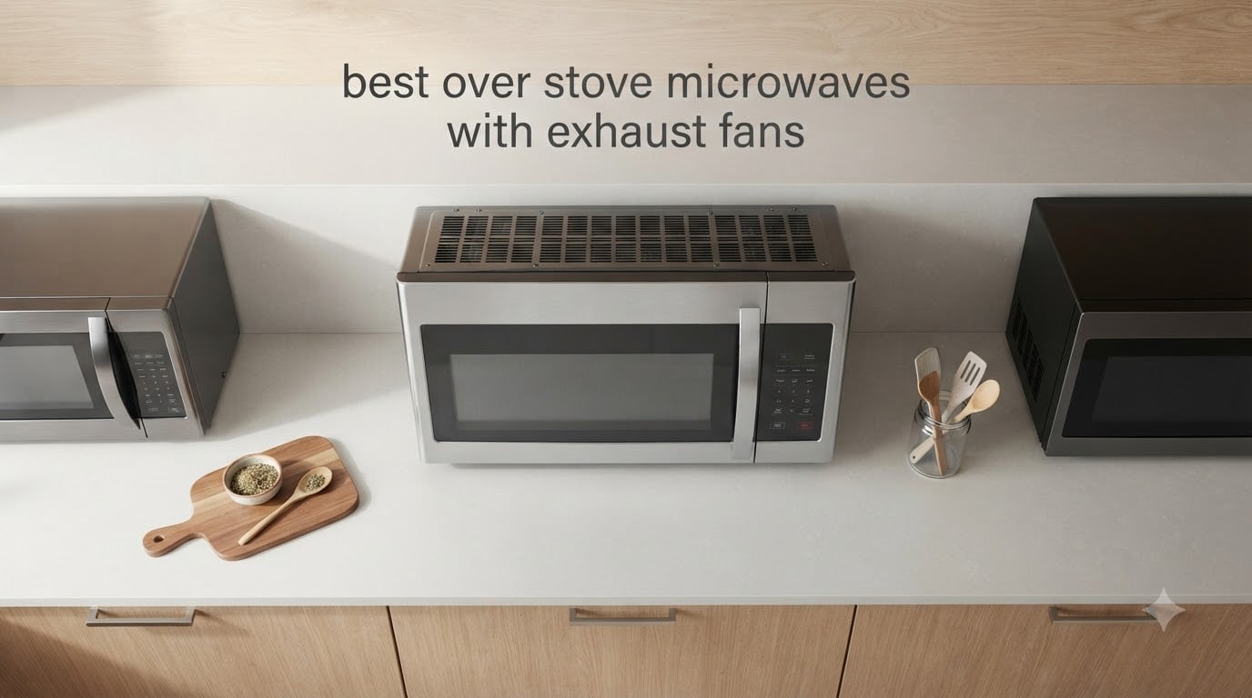 best over stove microwaves with exhaust fans