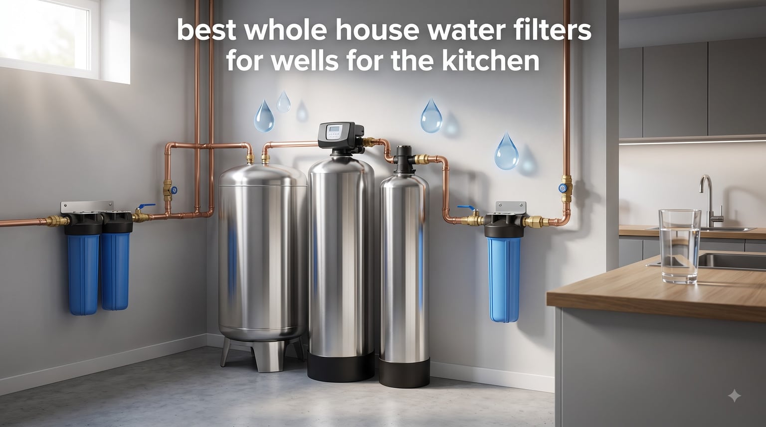 best whole house water filters for wells for the kitchen