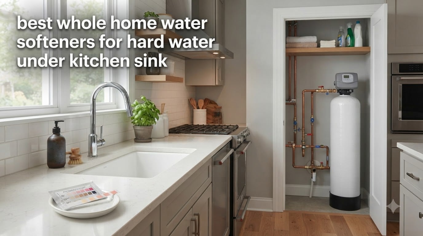best whole home water softeners for hard water under kitchen sink