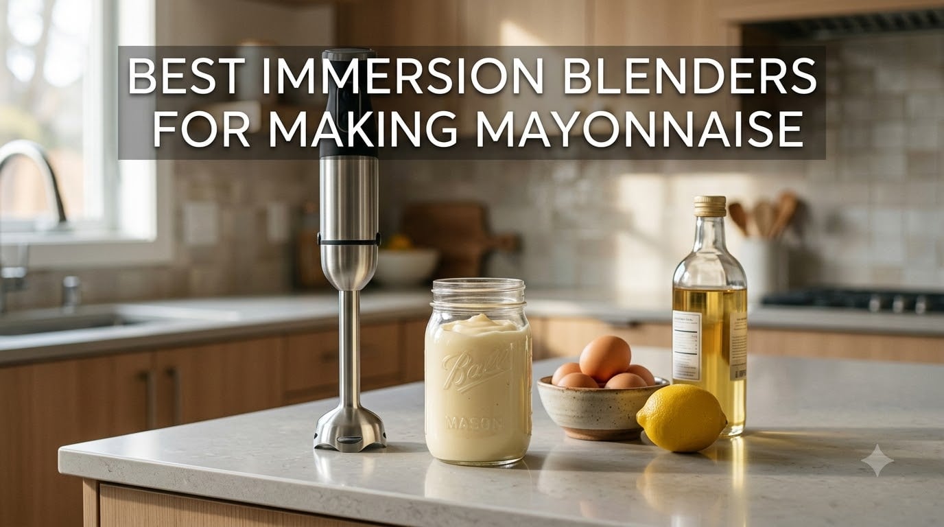 best immersion blenders for making mayonnaise